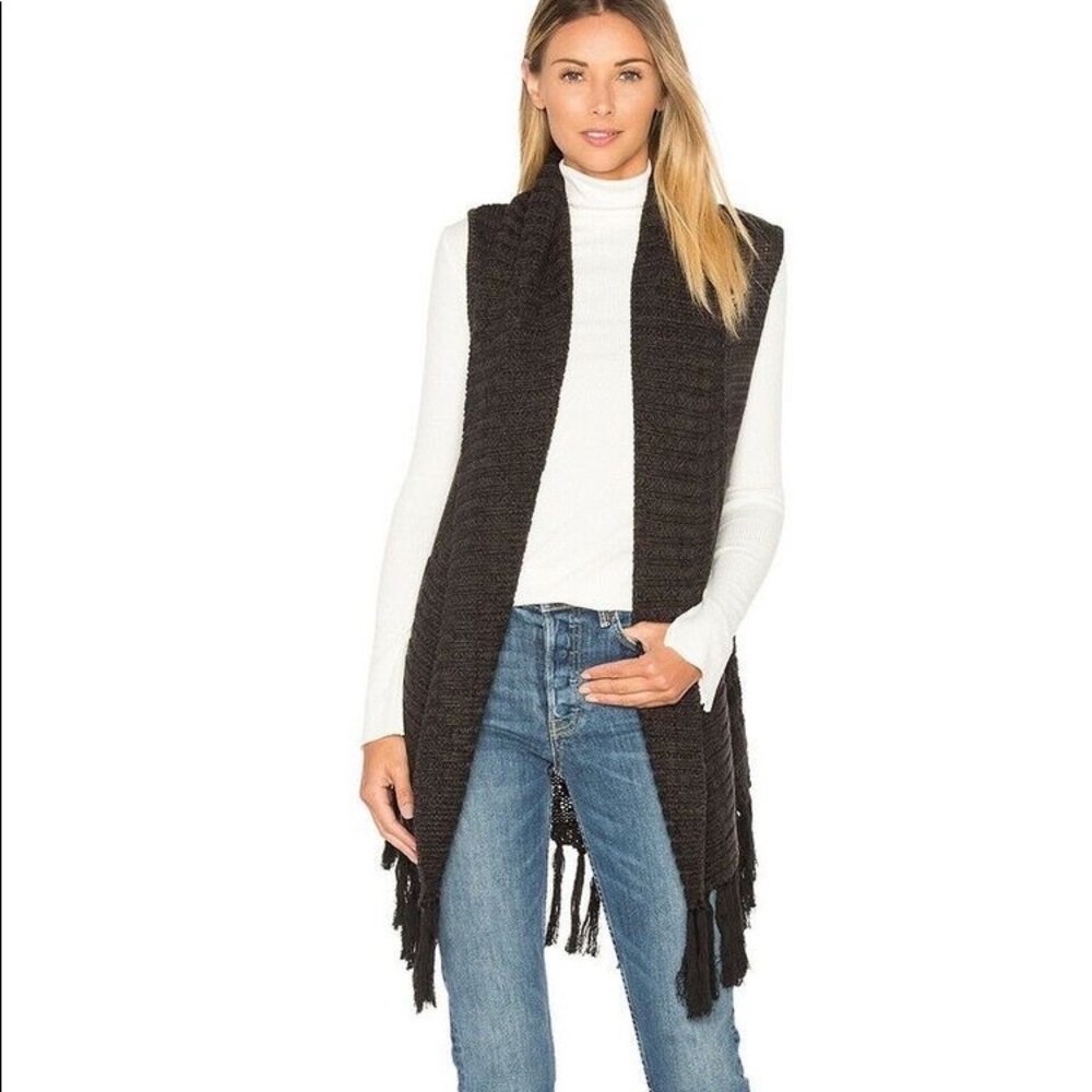 Revolve Sanctuary Lucie Fringe Sweater Vest